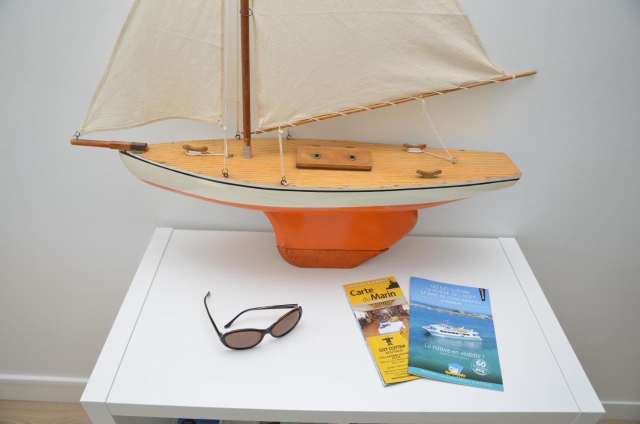 Votre Vue, La Mer, Les Bateaux !!! Wir Sprechen Flieben Deutsch, Touristentipps, We Speak English Concarneau Exterior photo